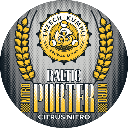 Etykieta - Citrus Nitro Baltic Porter