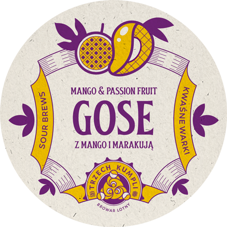 Etykieta - Gose Con mango e frutto della passione