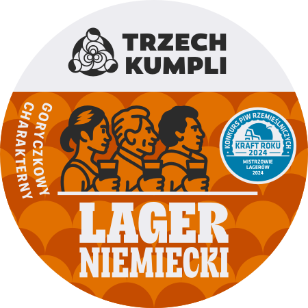 Etykieta - Lager Niemiecki Trzech Kumpli