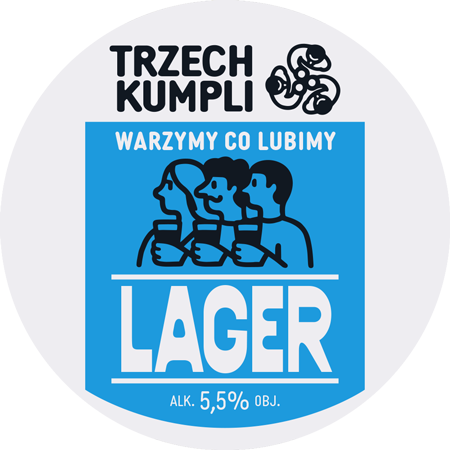 Etykieta - Lager Trzech Kumpli